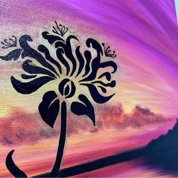 Original Art Painting 12”x36”x1” “Sunset Dreaming” - Picture 2 of 2